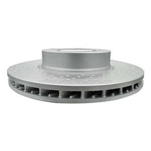 Slotted Brake Disc for PORSCHE Front-Left ECE R90